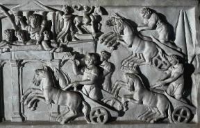 Biga rinvenuta nella necropoli picena di Fabriano (Ancona, Museo Nazionale delle Marche).De Agostini Picture Library