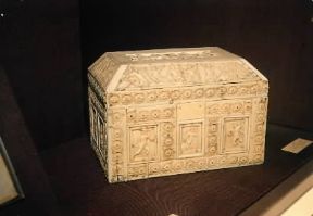 Bizantino . Cofanetto in avorio (sec. XI-XII; Londra, Victoria and Albert Museum).De Agostini Picture Library/C. Bevilacqua