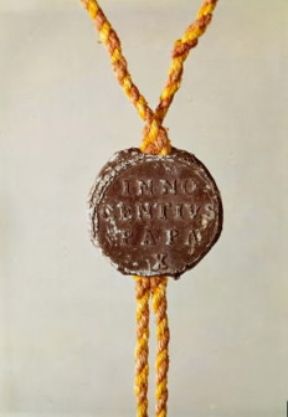 Bolla plumbea di Innocenzo X.De Agostini Picture Library