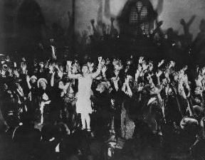 Cinema. Un fotogramma del film Alleluja di K. Vidor (1929).De Agostini Picture Library