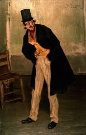 Edoardo Ferravilla in un ritratto di V. Bignami (Roma, Museo del Burcardo).De Agostini Picture Library