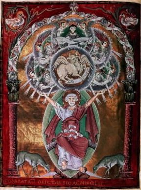 Evangeliario. Pagina miniata dell'evangeliario di Ottone III con l'evangelista Luca (sec. X; Monaco, Bayerische Staatsbibliothek).Monaco, Bayerische Staatsbibliothek