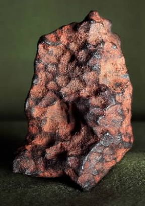 Ferro di origine meteoritica rinvenuto a Henbury, in Australia (Milano, Museo Civico di Storia Naturale).De Agostini Picture Library/C. Bevilacqua