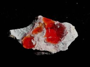 Opale . Un esemplare di opale di fuoco.De Agostini Picture Library/C. Bevilacqua