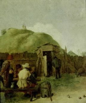 Adriaen Brouwer. Bevitori (Bruxelles, MusÃ©es Royaux des Beaux-Arts).Bruxelles, MusÃ©es Royaux des Beaux-Arts