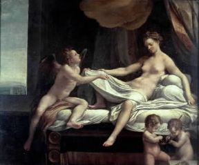 Antonio Allegri, detto il Correggio . Danae (Roma, Galleria Borghese).De Agostini Picture Library / G. Dagli Orti