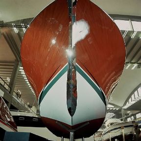 Carena a spigolo di un motoscafo da diporto.De Agostini Picture Library/A. Rizzi