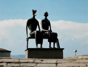 Bronzo. Il re e la regina di H. Moore (1952-53; Londra, Collezione Marlborough).De Agostini Picture Library