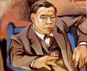 Corrado Alvaro in un ritratto di R. Guttuso.De Agostini Picture Library