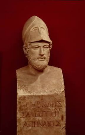 Pericle. Copia romana di un'erma del politico ateniese (Roma, Musei Vaticani).Roma, Musei Vaticani