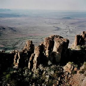 Provincia del Capo. La valle della Desolazione presso Graaff Reinet.De Agostini Picture Library