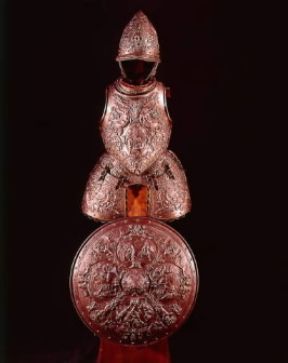 Armatura e brocchiere del sec. XVI.De Agostini Picture Library/G. Dagli Orti