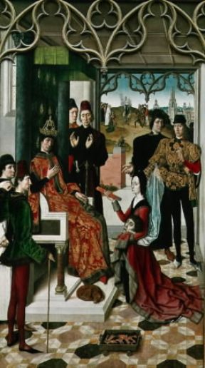 Dirk Bouts . Il Giudizio dell'imperatore Ottone (Bruxelles, Musei Reali).Bruxelles, M. Reali