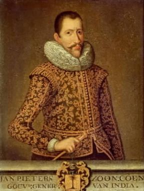 Jan Pieterszoon Coen in un ritratto del sec. XVII (Amsterdam, Rijksmuseum).De Agostini Picture Library