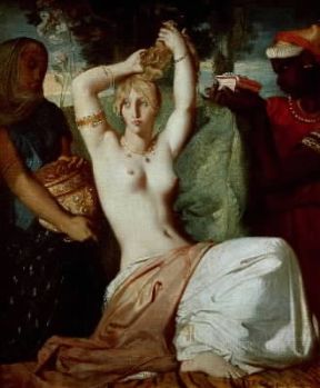 ThÃ©odore ChassÃ©riau. La toletta di Ester (Parigi, MusÃ©e d'Orsay).De Agostini Picture Library