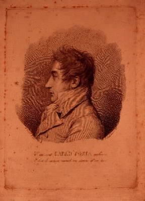 Carlo Porta in un'incisione dell'epoca (Milano, Museo di Milano).Milano, Museo di Milano