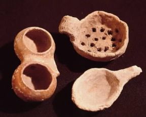 Cultura appenninica. Utensili provenienti dalle grotte di Belvedere, sulle pendici del Monte Cetona.De Agostini Picture Library/A. Dagli Orti