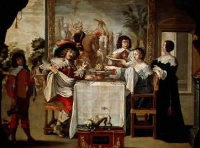 Abraham Bosse . Il Gusto (Tours MusÃ©e des Beaux-Arts).De Agostini Picture Library