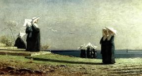 Vincenzo Cabianca. Suore che guardano il mare (Milano, Galleria d'Arte Moderna).Milano, Galleria d'Arte Moderna