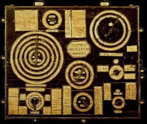 Calendario meccanico perpetuo di fine Ottocento (Modena, Museo Civico).De Agostini Picture Library/A. Dagli Orti