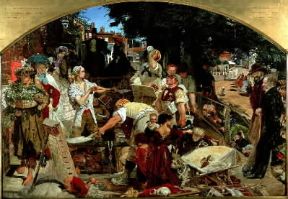 Ford Madox Brown. Il lavoro (Manchester, City Art Gallery).De Agostini Picture Library