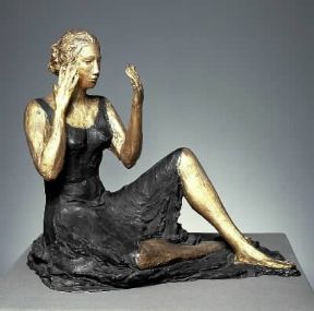 Lucio Fontana. Donna con lo specchio,1934 (Milano, Municipio).De Agostini Picture Library/M. Carrieri