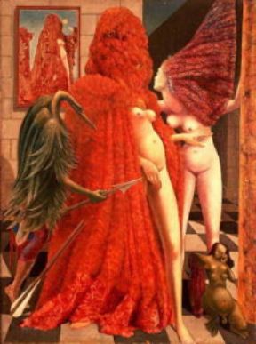 Max Ernst. Vestizione della sposa (Venezia, Fondazione Guggenheim).De Agostini Picture Library/A. Dagli Orti