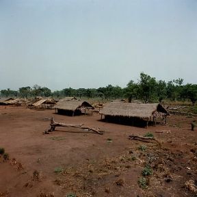 Repubblica Centraficana. Tipiche abitazioni dei Banda.De Agostini Picture Library/N. Cirani