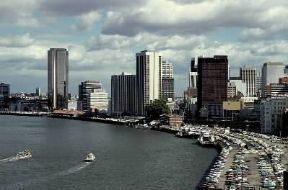 Brisbane. Una veduta della cittÃ  lungo il fiume omonimo.De Agostini Picture Library/N. Cirani
