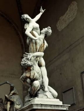 Giambologna. Ratto delle Sabine (Firenze, Loggia dei Lanzi).De Agostini Picture Library/G. Barone