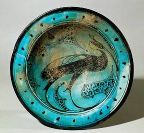 Abbasidi. Coppa di Raqqa del sec. XII (Washington, Freer Gallery of Art).Washington, Freer Gallery