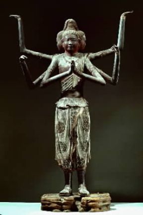 Giappone. Statua di Asura, lacca secca del periodo Nara (Nara, Kofuku-ji).Nara, Kofuku-ji