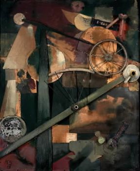 Kurt Schwitters. Composizione per dame, 1919.De Agostini Picture Library / G. dagli Orti