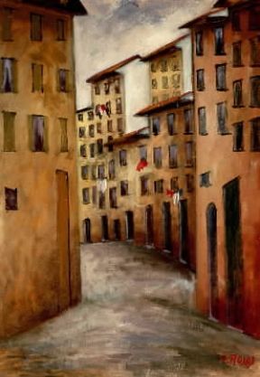 Ottone Rosai. Trionfo della strada (Firenze, Galleria d'Arte Moderna).De Agostini Picture Library / G. Nimatallah