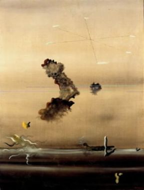 Yves Tanguy. Dehors (Collezione privata).De Agostini Picture Library/G. Nimatallah