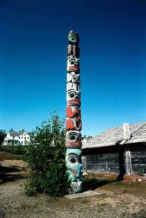 America. Totem indiano.De Agostini Picture Library/M. Bertinetti