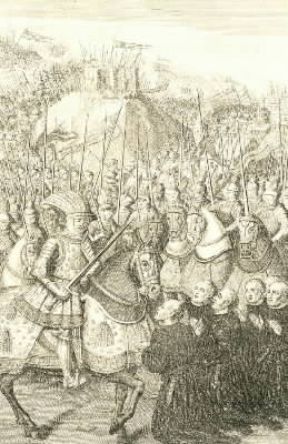 Liguria. Rappresentanti della popolazione genovese implorano la clemenza di Luigi XII (Versailles, Palazzo Reale).De Agostini Picture Library/G. Dagli Orti