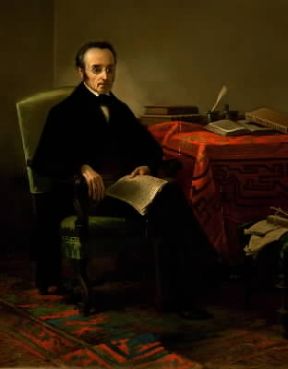 Silvio Pellico in un ritratto di L. Iorfino (Firenze, Galleria d'Arte Moderna).De Agostini Picture Library/G. Nimatallah