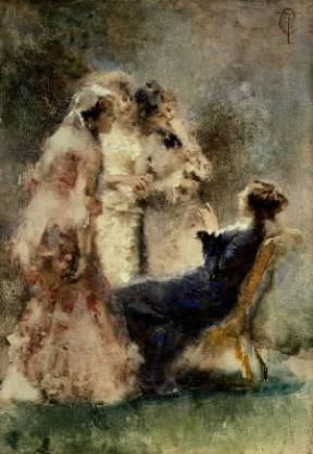 Tranquillo Cremona. High life (Milano, Galleria d'Arte Moderna).De Agostini Picture Library / M. Carrieri