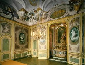 Ignazio Renato Birago di Borgaro . La cappella di S. Uberto a Stupinigi (1767).De Agostini Picture Library/G. Cigolini