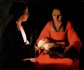 Pittura di genere. Il neonato di G. de La Tour (Rennes, MusÃ©e des Beaux Arts).Rennes, MusÃ©e des Beaux Arts