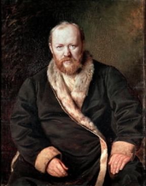 Aleksandr Nikolaevic Ostrovskij in un ritratto di V. G. Perov (Mosca, Galleria Tretjakov).Mosca, Galleria Tretjakov