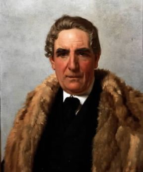 Francesco Domenico Guerrazzi in un ritratto di A. Ciseri (Firenze, Galleria d'Arte Moderna).De Agostini Picture Library / G. Nimatallah