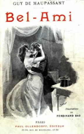 Guy de Maupassant. Un frontespizio del romanzo Bel Ami.De Agostini Picture Library/J.-L. Charmet