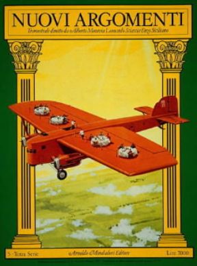 Nuovi Argomenti . Frontespizio della rivista nel periodo in cui era diretta da A. Moravia.De Agostini Picture Library