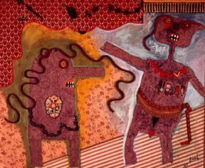 Enrico Baj. Generale nell'intimitÃ  (Milano, Studio Marconi).Milano, Collezione privata