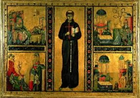 Francesco d'Assisi raffigurato da Giunta Pisano (Assisi, S. Francesco).De Agostini Picture Library