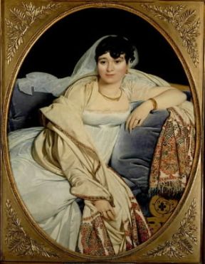 Jean-Auguste-Dominique Ingres . Madame RiviÃ¨re (1806; Parigi, Louvre).De Agostini Picture Library/G. Dagli Orti