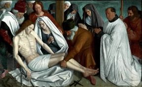 Jean Fouquet. PietÃ  (Nouans, chiesa di S. Martin).De Agostini Picture Library/G. Dagli Orti