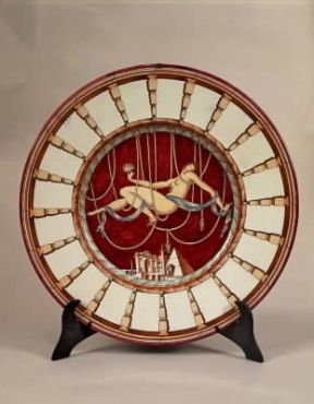 Richard-Ginori. Domitilla, piatto della serie Le mie donne disegnato da GiÃ² Ponti.De Agostini Picture Library/A. Dagli Orti